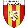Stickers coat of arms Châteauneuf-de-Gadagne adhesive sticker