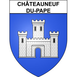 Stickers coat of arms Châteauneuf-du-Pape adhesive sticker