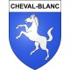Cheval-Blanc 84 ville sticker blason écusson autocollant adhésif