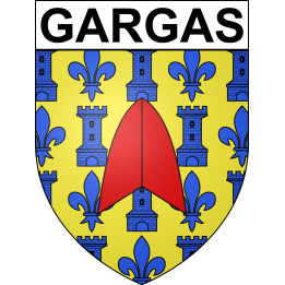 Gargas 84 ville sticker blason écusson autocollant adhésif