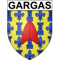 Gargas Sticker wappen, gelsenkirchen, augsburg, klebender aufkleber
