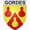 Stickers coat of arms Gordes adhesive sticker