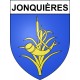 Jonquières 84 ville sticker blason écusson autocollant adhésif