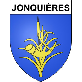 Jonquières Sticker wappen, gelsenkirchen, augsburg, klebender aufkleber