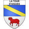 Adesivi stemma La Tour-d'Aigues adesivo