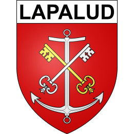 Pegatinas escudo de armas de Lapalud adhesivo de la etiqueta engomada