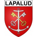 Lapalud Sticker wappen, gelsenkirchen, augsburg, klebender aufkleber