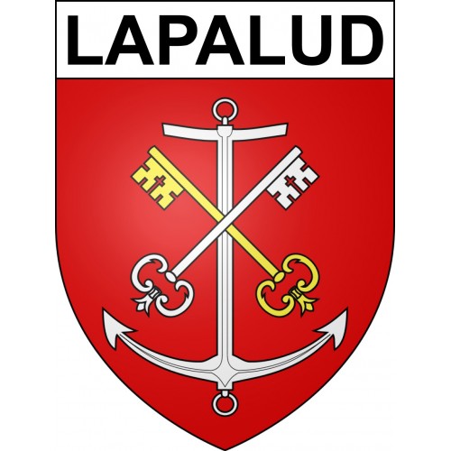 Stickers coat of arms Lapalud adhesive sticker