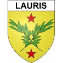 Lauris 84 ville sticker blason écusson autocollant adhésif