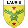 Lauris 84 ville sticker blason écusson autocollant adhésif