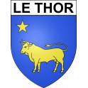Le Thor Sticker wappen, gelsenkirchen, augsburg, klebender aufkleber