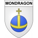 Stickers coat of arms Mondragon adhesive sticker