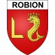 Robion 84 ville sticker blason écusson autocollant adhésif