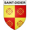 Stickers coat of arms Saint-Didier adhesive sticker