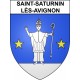 Saint-Saturnin-lès-Avignon Sticker wappen, gelsenkirchen, augsburg, klebender aufkleber