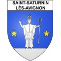 Stickers coat of arms Saint-Saturnin-lès-Avignon adhesive sticker