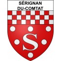 Sérignan-du-Comtat Sticker wappen, gelsenkirchen, augsburg, klebender aufkleber