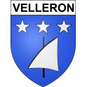 Stickers coat of arms Velleron adhesive sticker