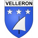 Velleron Sticker wappen, gelsenkirchen, augsburg, klebender aufkleber