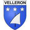 Velleron 84 ville sticker blason écusson autocollant adhésif