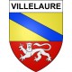 Pegatinas escudo de armas de Villelaure adhesivo de la etiqueta engomada