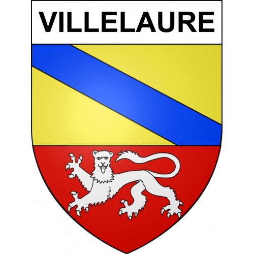 Villelaure Sticker wappen, gelsenkirchen, augsburg, klebender aufkleber