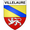 Villelaure Sticker wappen, gelsenkirchen, augsburg, klebender aufkleber