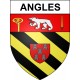 Pegatinas escudo de Angles de Baron adhesivo de la etiqueta engomada