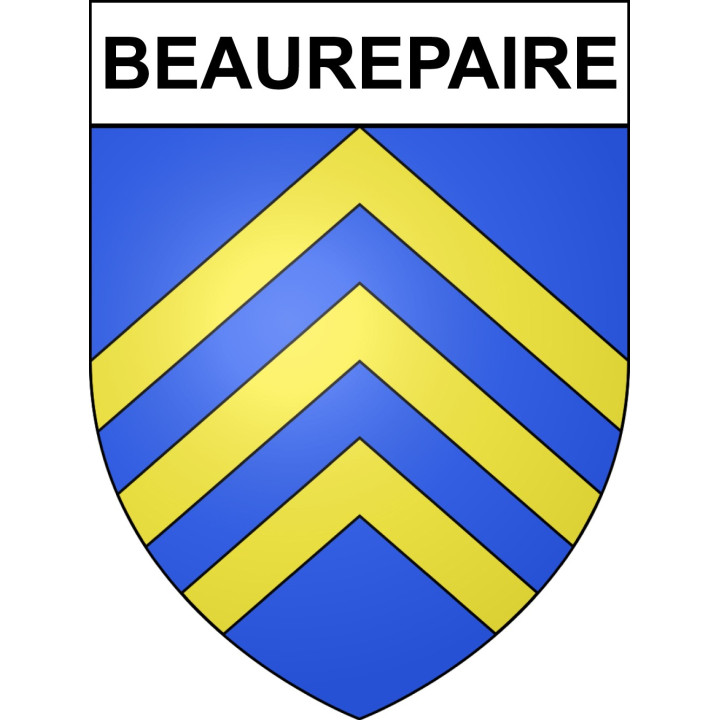 Beaurepaire 85 ville sticker blason écusson autocollant adhésif