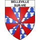 Belleville-sur-Vie Sticker wappen, gelsenkirchen, augsburg, klebender aufkleber