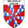 Belleville-sur-Vie Sticker wappen, gelsenkirchen, augsburg, klebender aufkleber