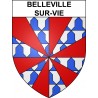 Stickers coat of arms Belleville-sur-Vie adhesive sticker