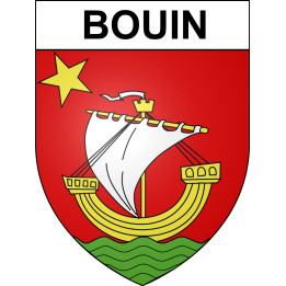 Bouin Sticker wappen, gelsenkirchen, augsburg, klebender aufkleber