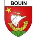 Bouin 85 ville sticker blason écusson autocollant adhésif