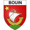 Bouin Sticker wappen, gelsenkirchen, augsburg, klebender aufkleber