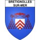 Bretignolles-sur-Mer Sticker wappen, gelsenkirchen, augsburg, klebender aufkleber