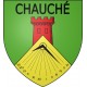 Chauché 85 ville sticker blason écusson autocollant adhésif