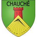 Stickers coat of arms Chauché adhesive sticker