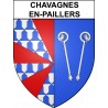 Chavagnes-en-Paillers 85 ville sticker blason écusson autocollant adhésif