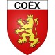 Coëx Sticker wappen, gelsenkirchen, augsburg, klebender aufkleber