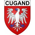Cugand Sticker wappen, gelsenkirchen, augsburg, klebender aufkleber