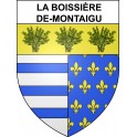 Stickers coat of arms La Boissière-de-Montaigu adhesive sticker
