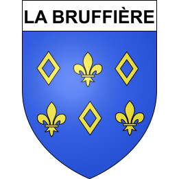 La Bruffière Sticker wappen, gelsenkirchen, augsburg, klebender aufkleber