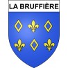Stickers coat of arms La Bruffière adhesive sticker