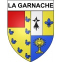 Pegatinas escudo de armas de La Garnache adhesivo de la etiqueta engomada