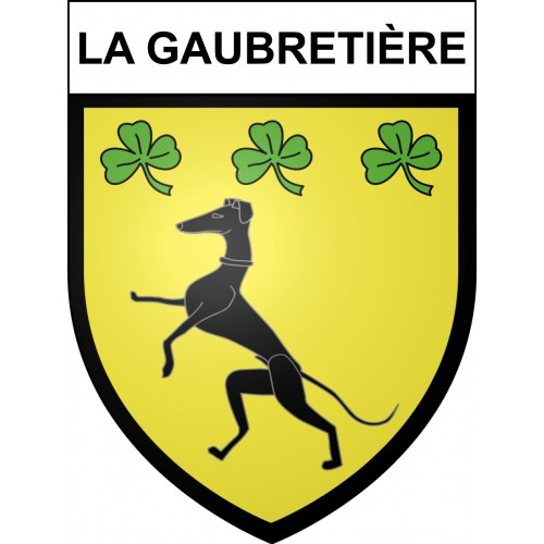 Stickers coat of arms La Gaubretière adhesive sticker
