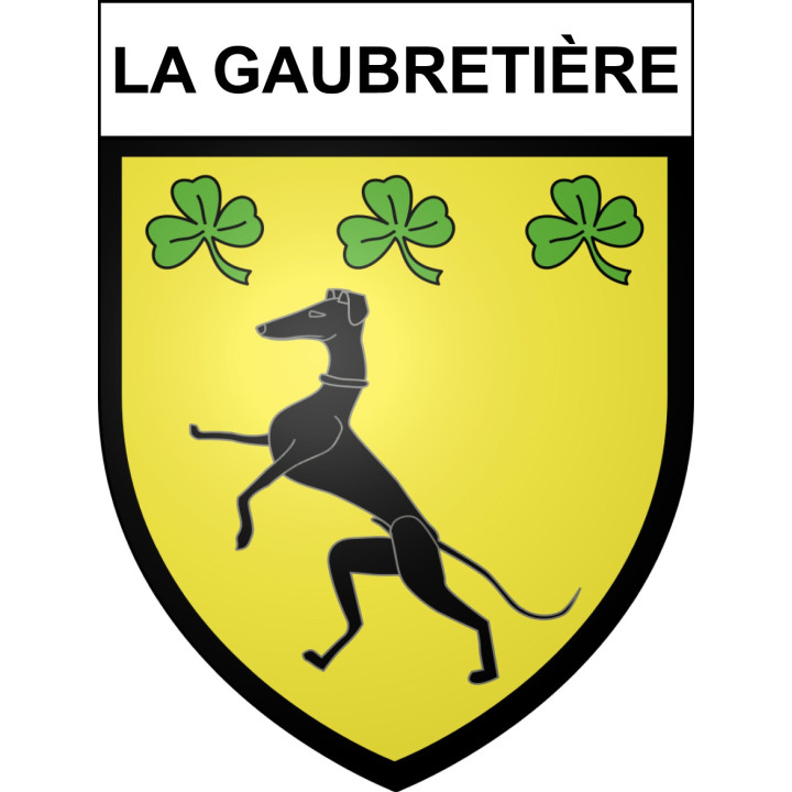 La Gaubretière 85 ville sticker blason écusson autocollant adhésif