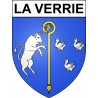 La Verrie 85 ville sticker blason écusson autocollant adhésif