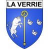 Stickers coat of arms La Verrie adhesive sticker