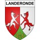 Landeronde 85 ville sticker blason écusson autocollant adhésif